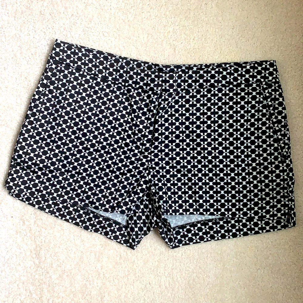 H & M Black & White Shorts
